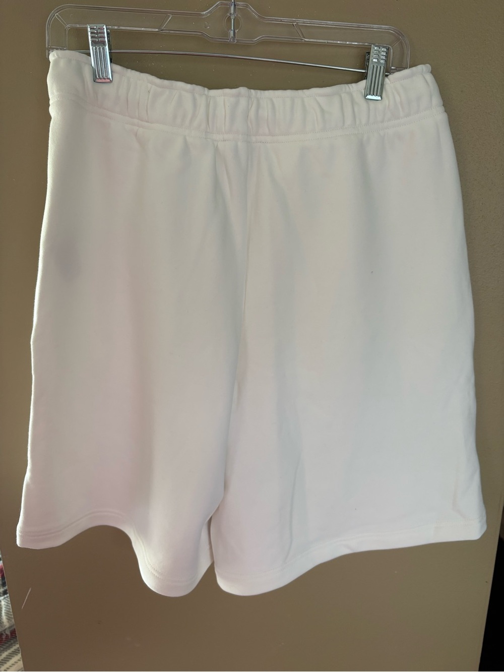Athleta White Drawstring Lounge Bermuda Shorts - Picture 3 of 3